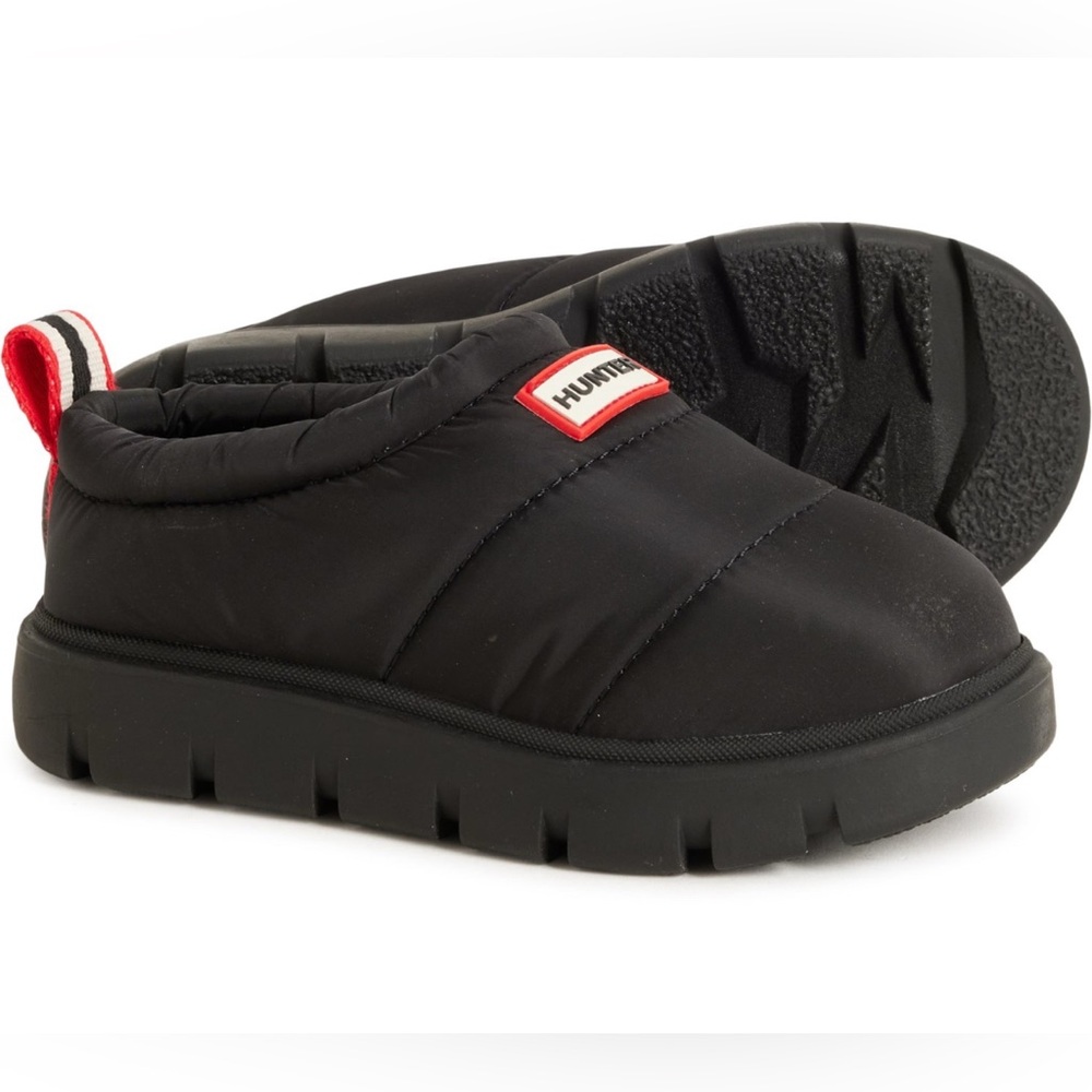 Hunter Black kid’s clog Slip-On Shoes